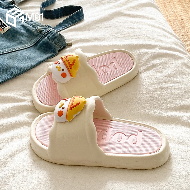 M01时尚防滑防臭夏季软底踩屎感室内拖鞋女款卡通休闲EVA家居凉拖