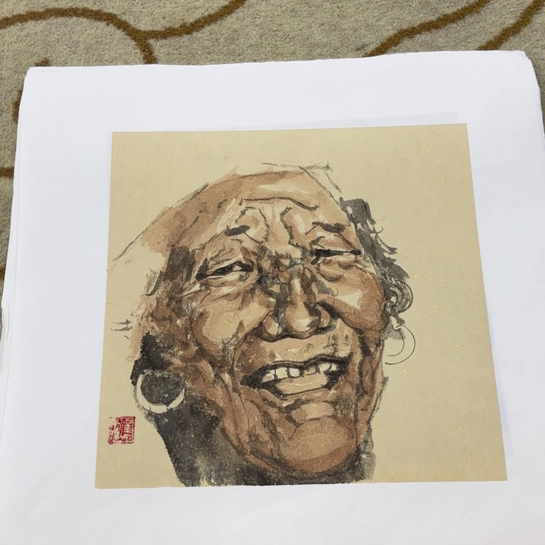 国画焦禄明老师作品刘
