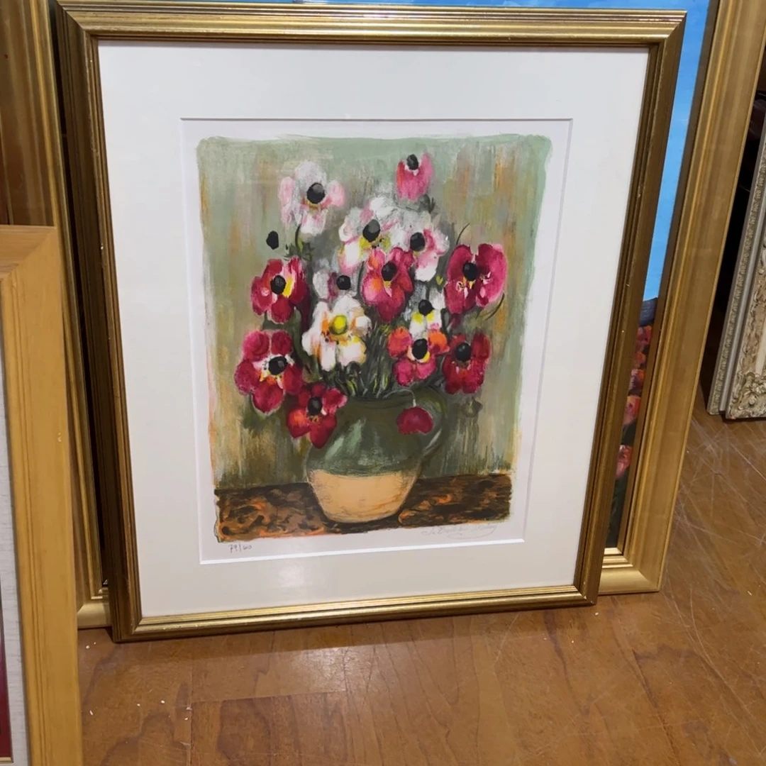 绘画乱*师屏风框画茶空间设计