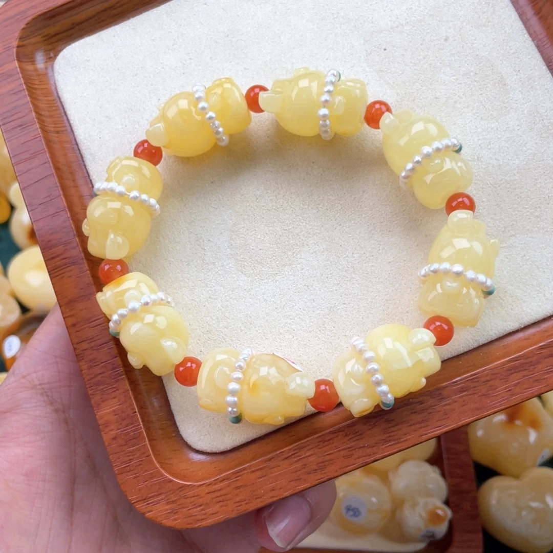 琥珀未镶嵌裸石蜜蜡