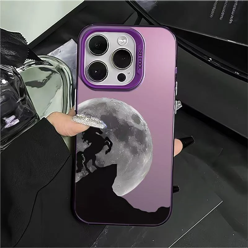 个性14月下适用pro手机壳15骏马跨境iphone171613小众promax