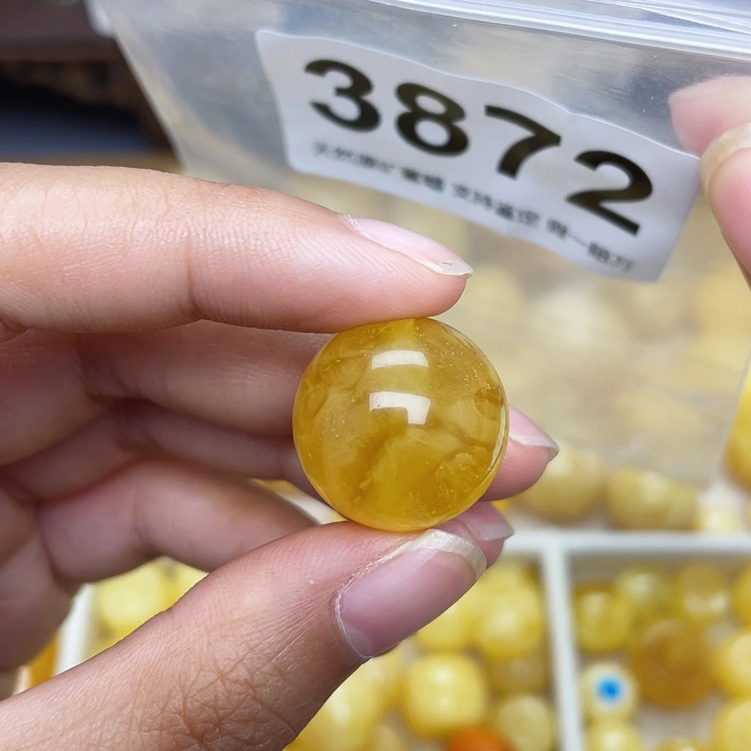 蜜蜡未镶嵌珠宝奇石粉19.1