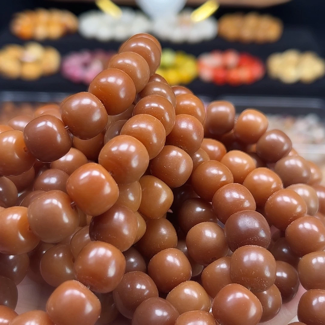 手串菩提根/象牙果卡13老料咖桶10条170颗