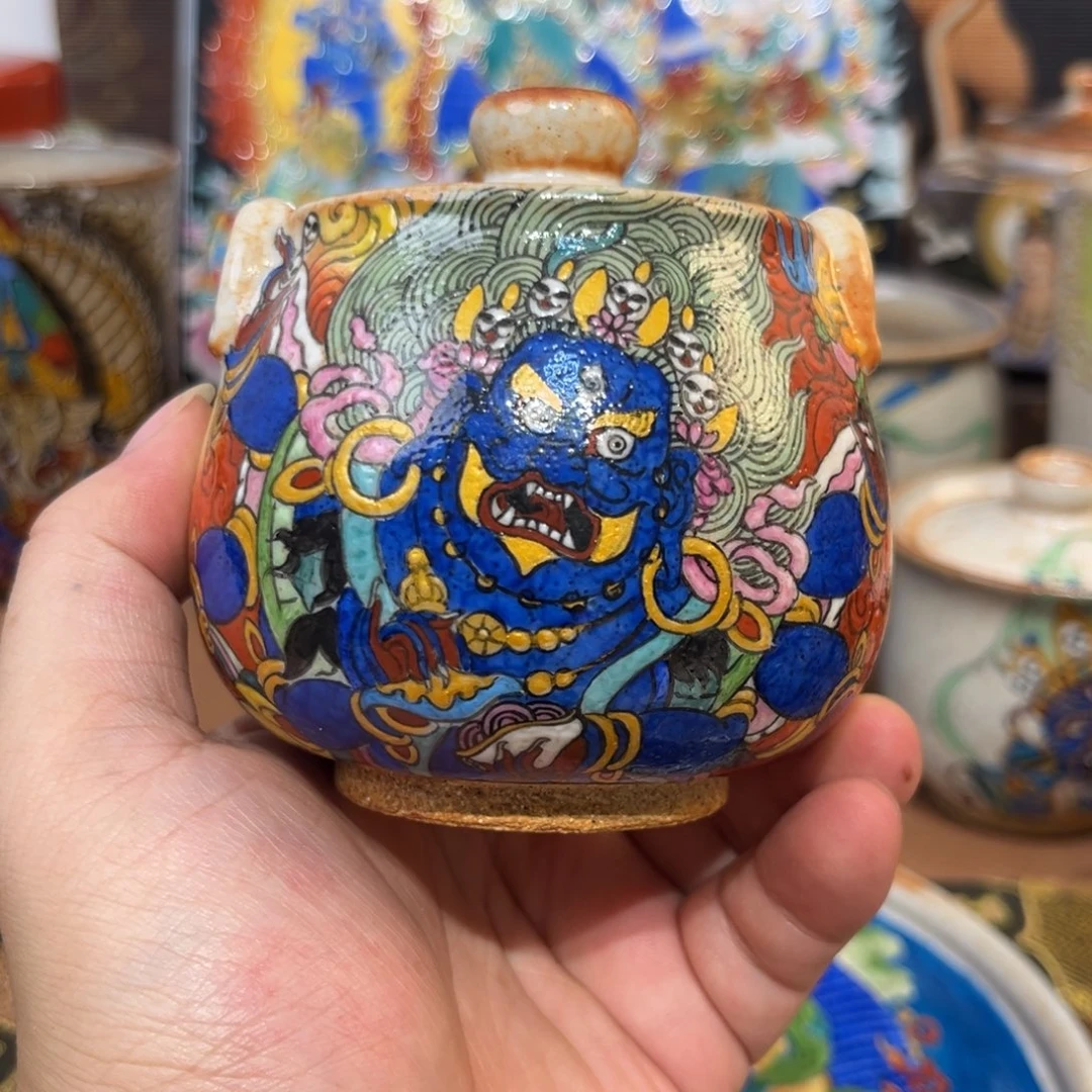 手工制作大黑天壶