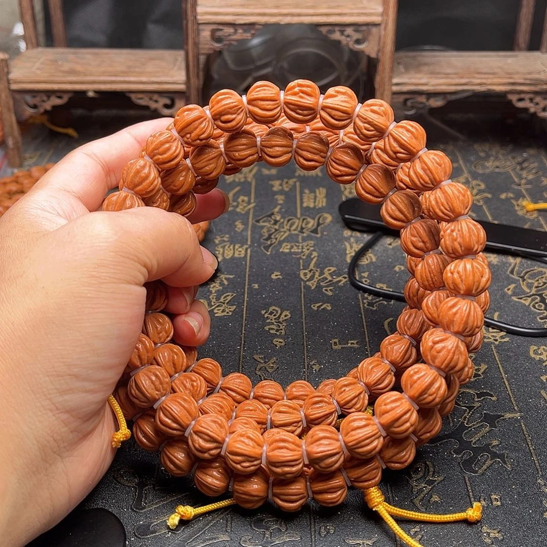 桃核吊坠佛手手持