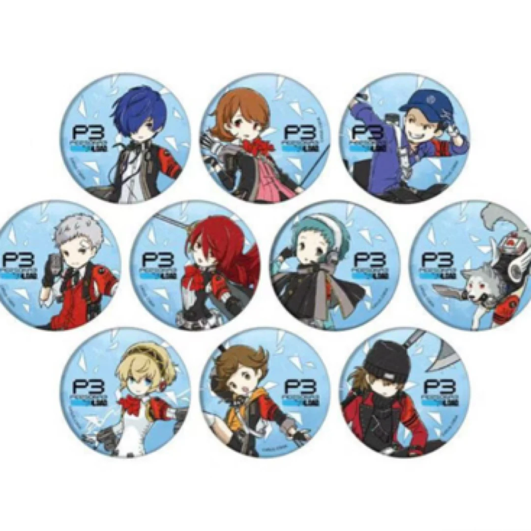 【代拆】日本正版 女神异闻录p3r 涂鸦风 新款吧唧徽章