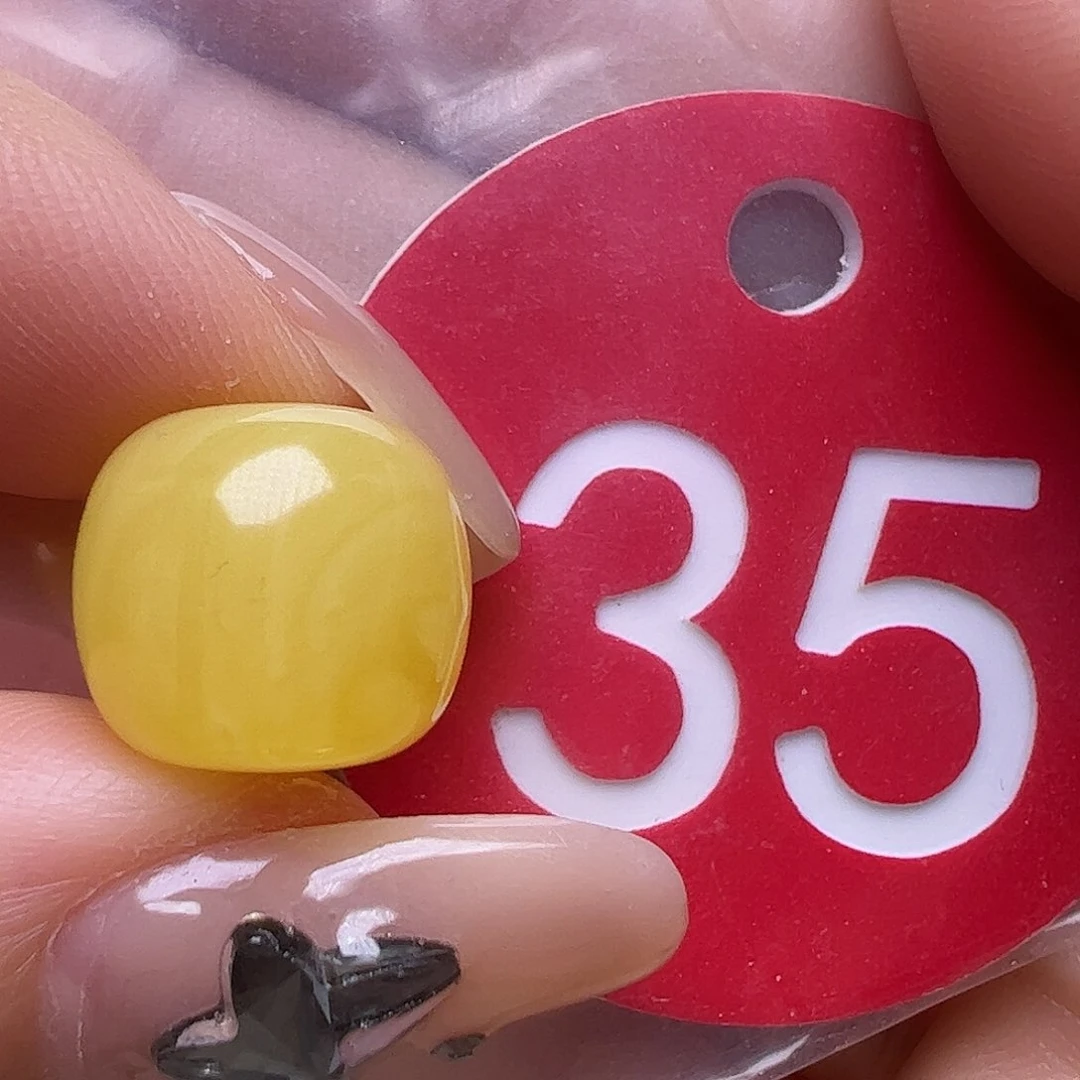 琥珀未镶嵌珠宝奇石微瑕12mm老型