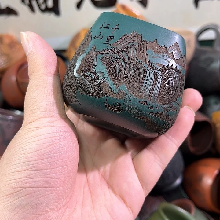 茶杯紫砂全手工紫砂主人杯