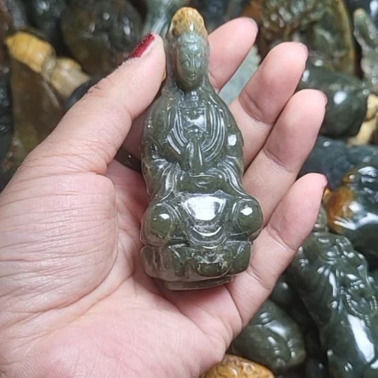 岫岩河磨玉（透闪石质玉）未镶嵌挂件
