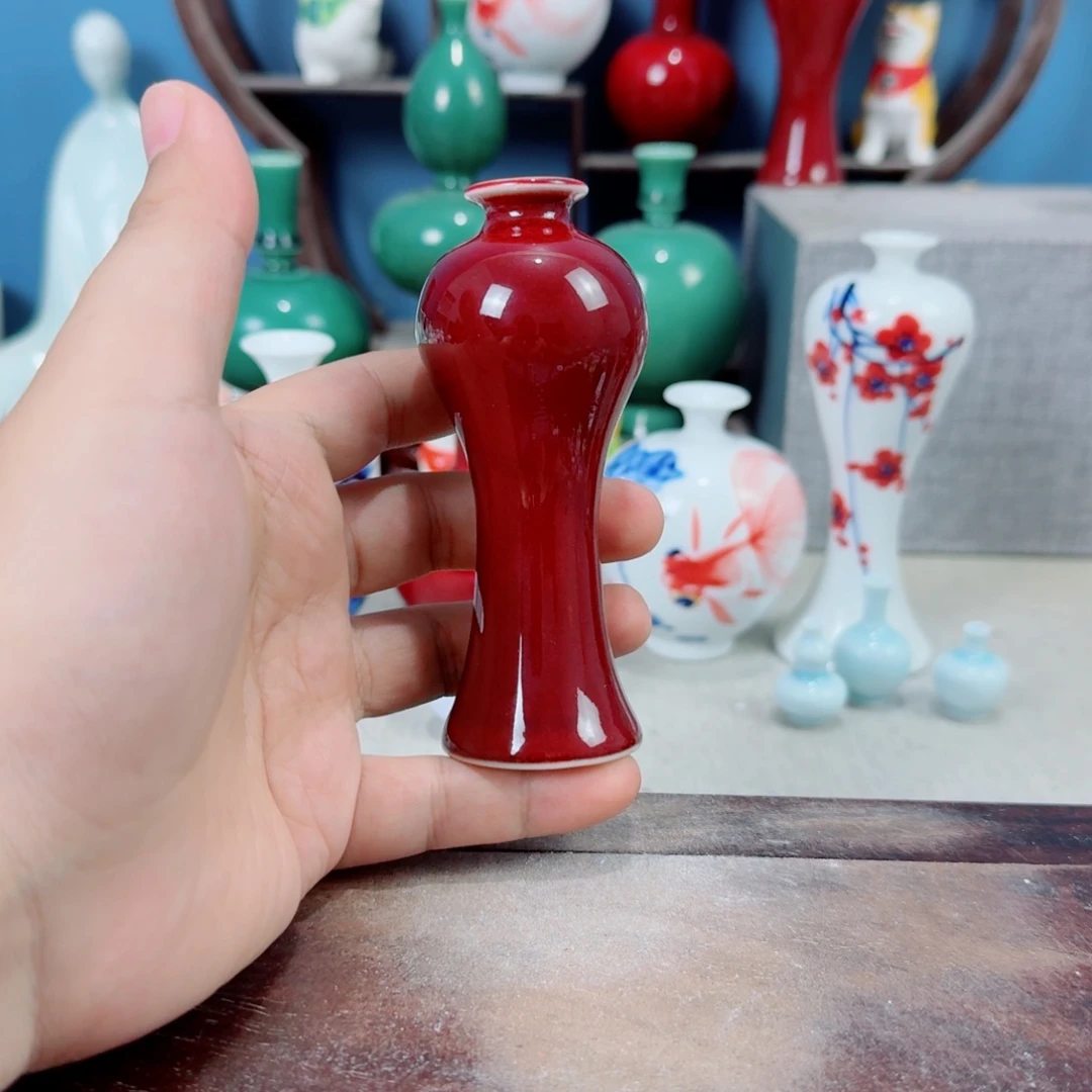 陶瓷手工小花器摆件