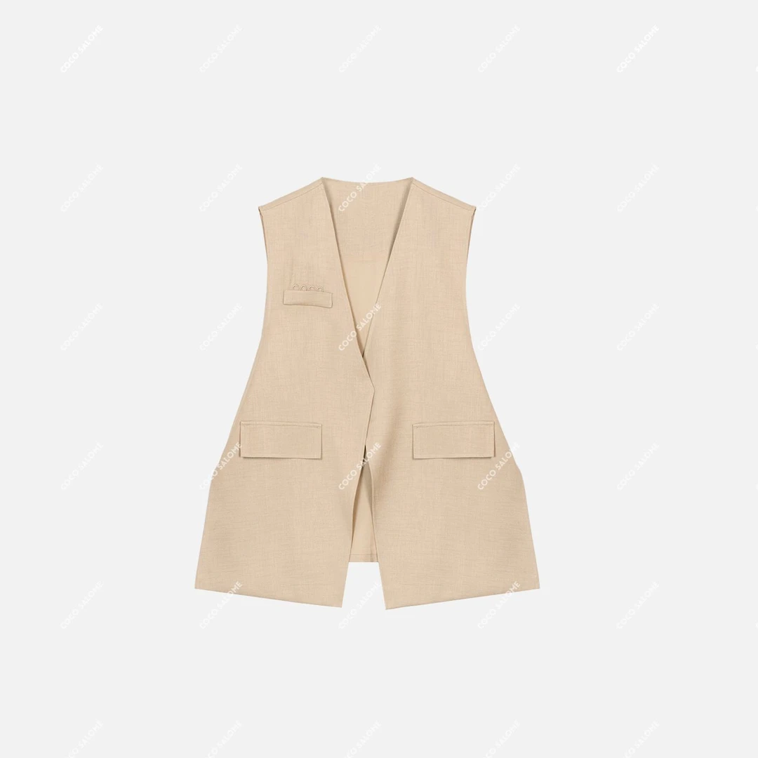 安安推荐【若隐若现】上档次洋气小坎肩外穿百搭马甲BL-MJS31390N