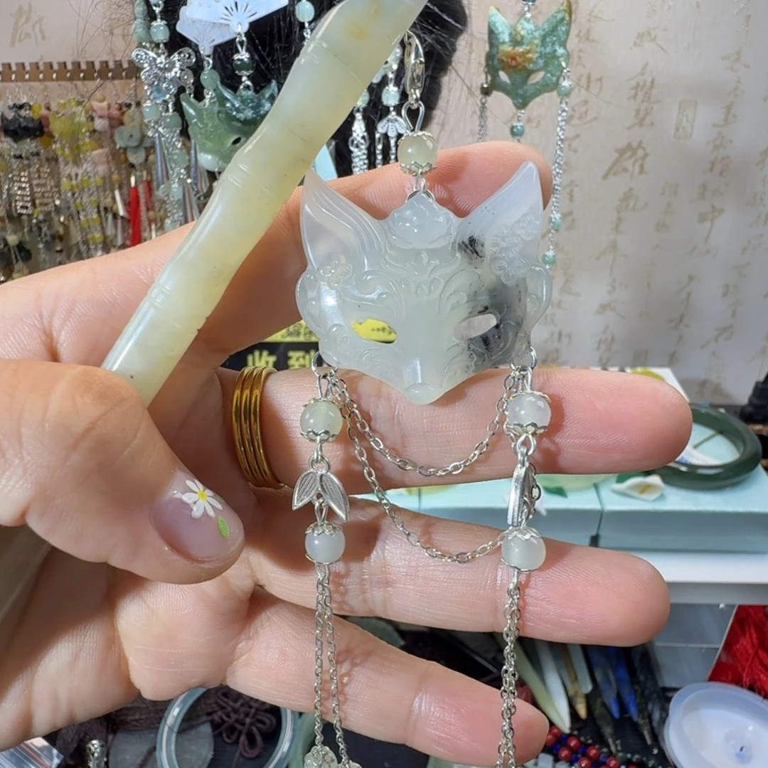 未镶嵌岫玉发簪福利款