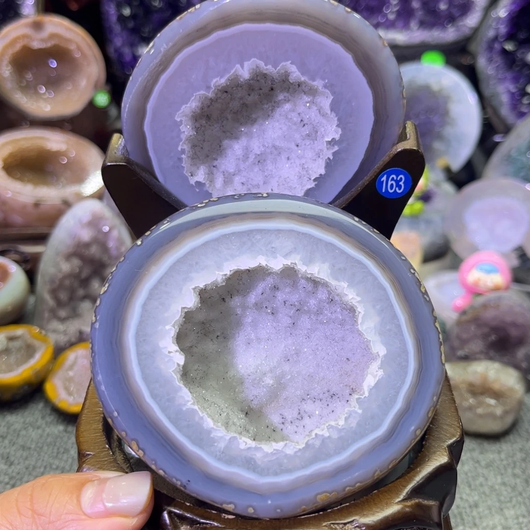 紫晶摆件未镶嵌水晶