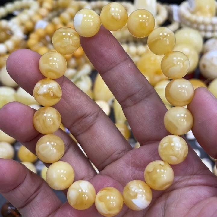 裸石蜜蜡未镶嵌11mm瑕疵福利款