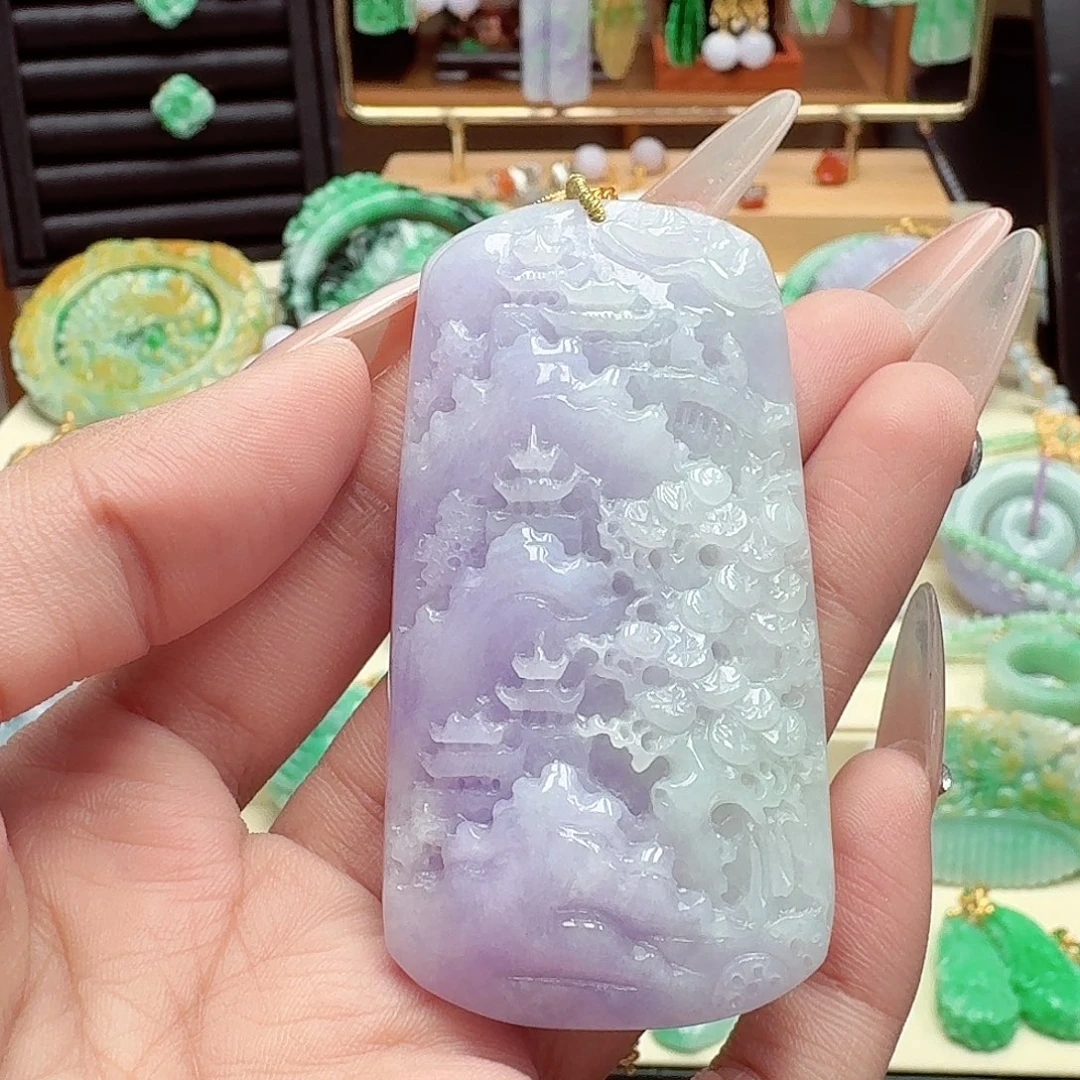 颈饰未镶嵌翡翠翡翠吊坠