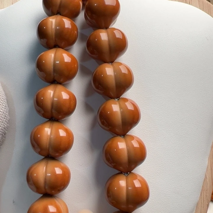 博***文猴头核桃手串猴头