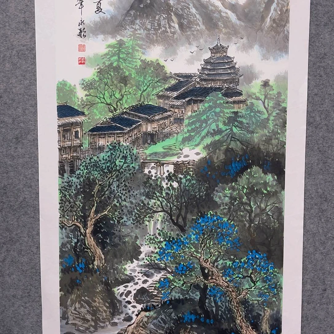 国画z***g手绘国画精品6