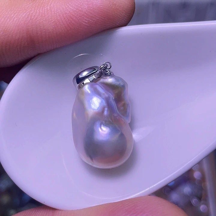颈饰合金淡水珍珠48