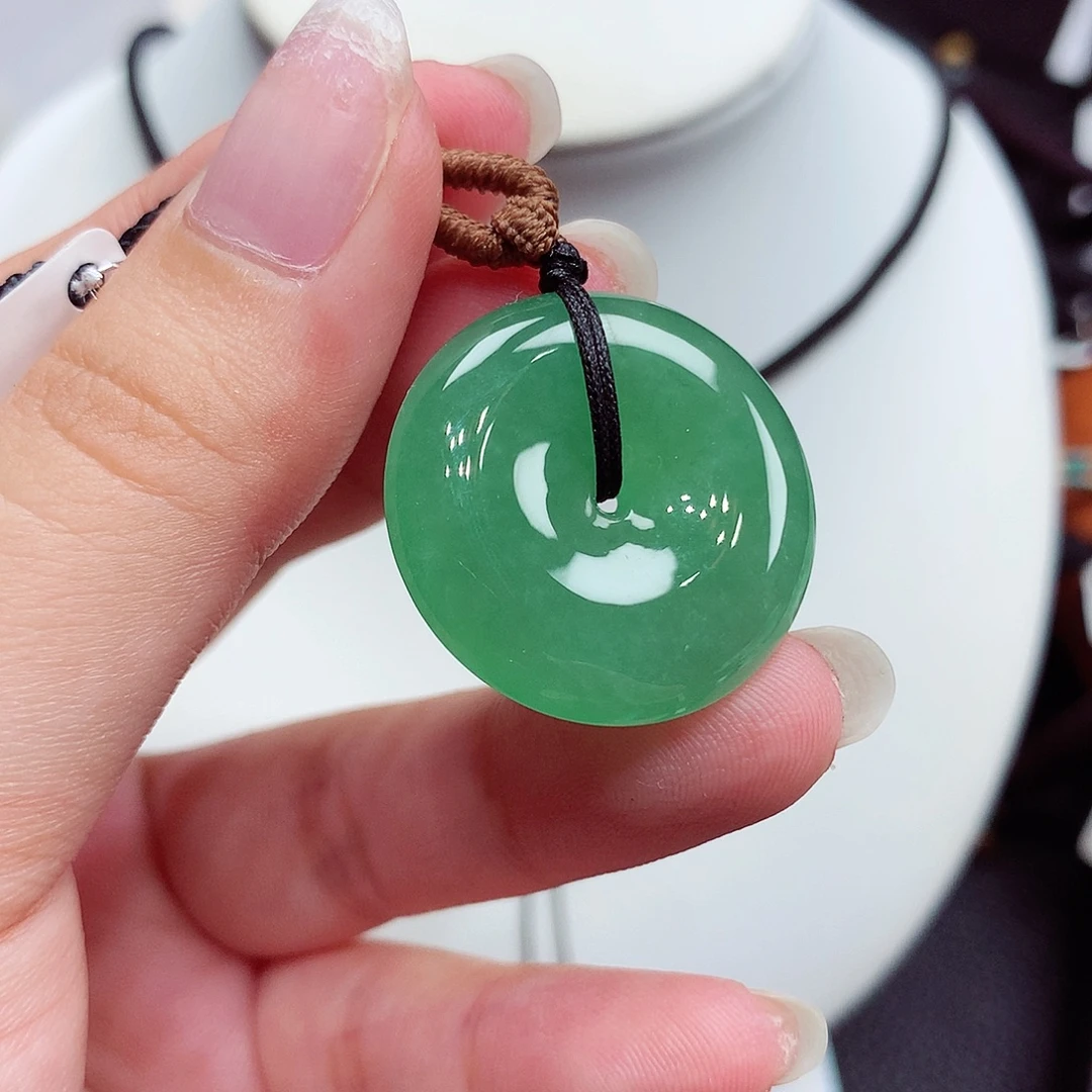 翡翠未镶嵌颈饰翡翠89，25.4/6.3