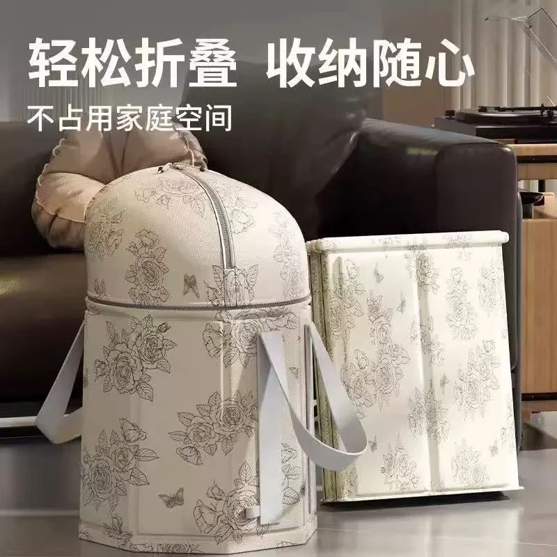 【两款可选】新中式高颜值折叠泡脚桶便携泡脚袋足浴桶洗脚盆
