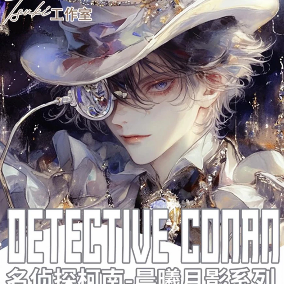 【拆卡*Tsuki】名侦探柯南晨曦月影系列A5大卡潮玩盲盒（二创）