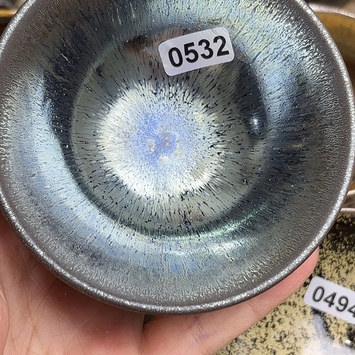 茶盏沐雨茶器柴烧主人杯