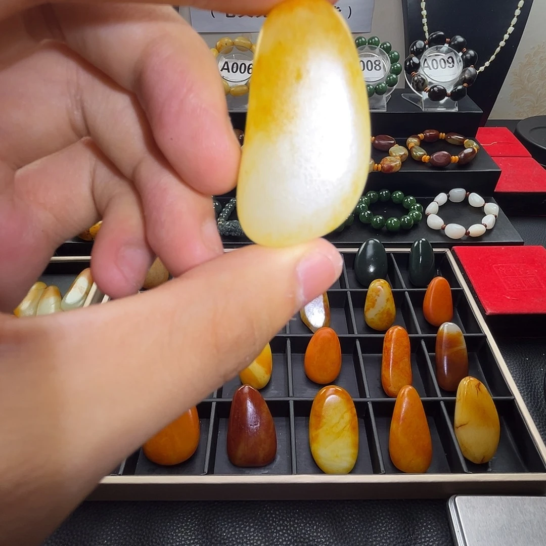 和田玉未镶嵌套链