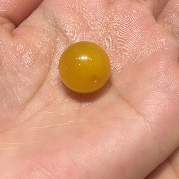 琥珀未镶嵌吊坠(赠链)珠15+mm