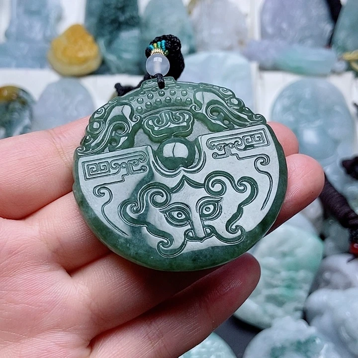 翡翠未镶嵌吊坠(不含链)翡翠