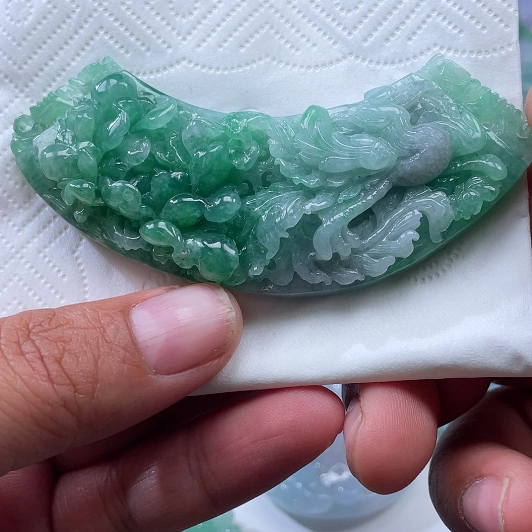 颈饰未镶嵌翡翠翡玉缘翡翠