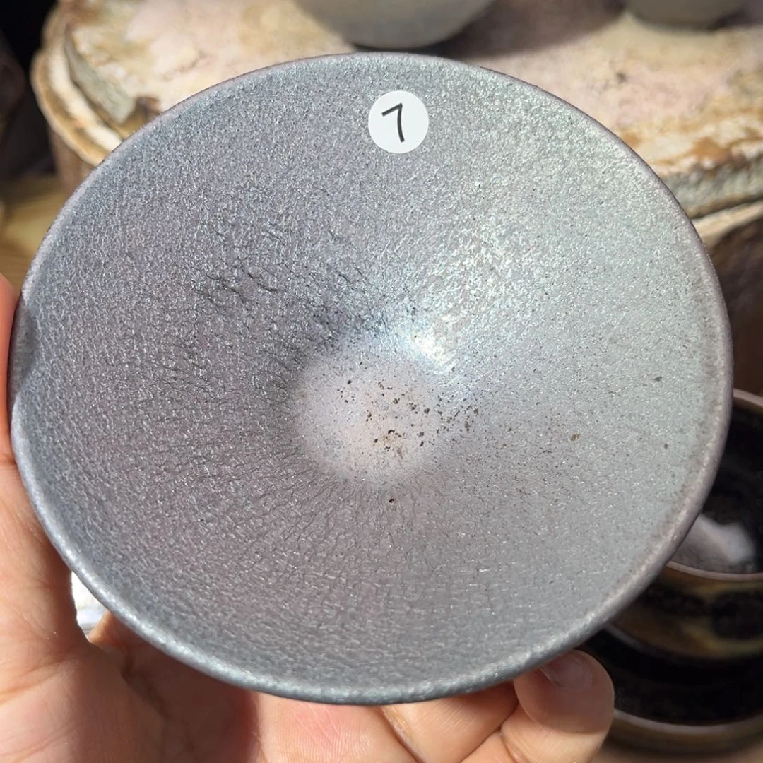 茶盏义兴龙窑坚持真柴烧落灰烧