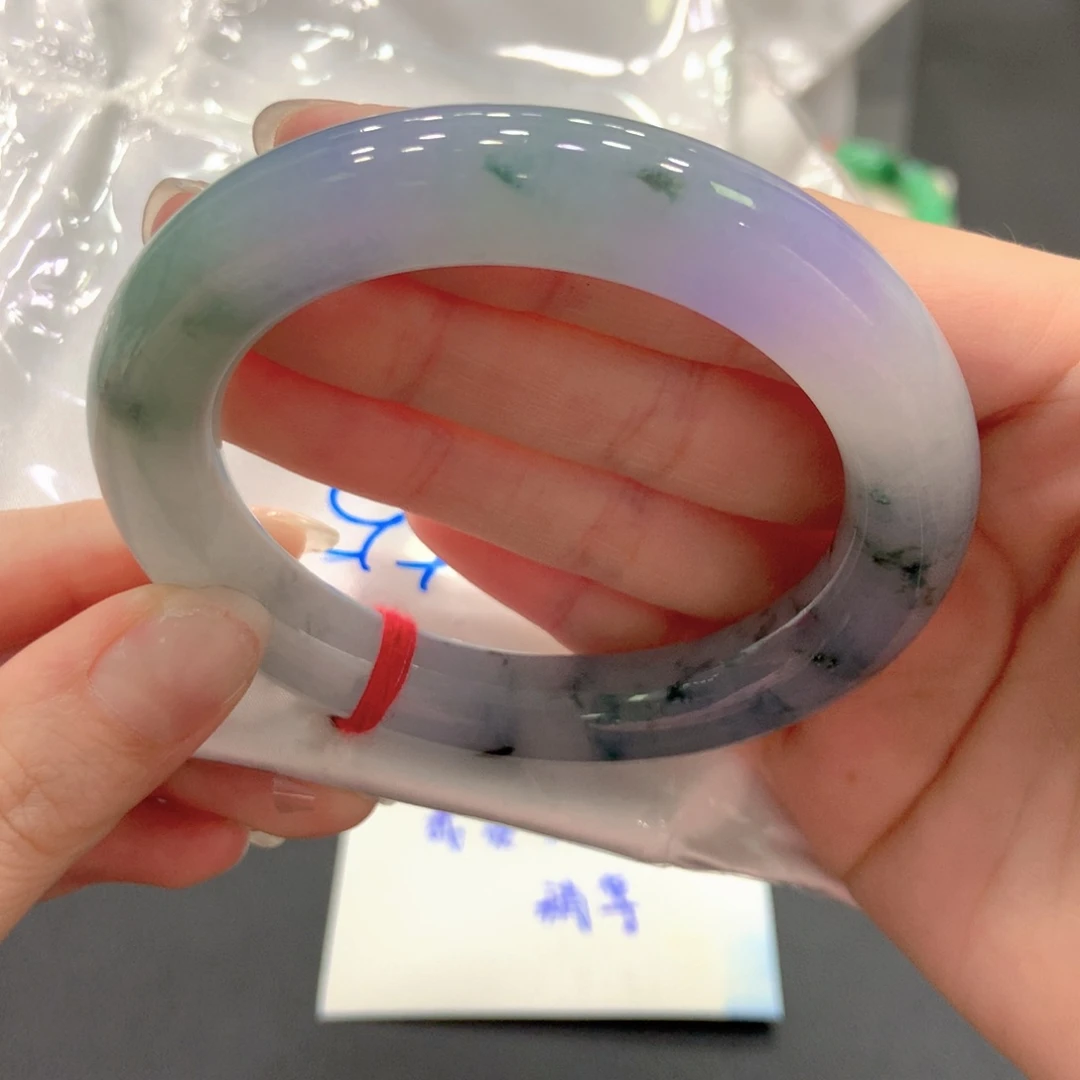 翡翠未镶嵌手镯莫奈22