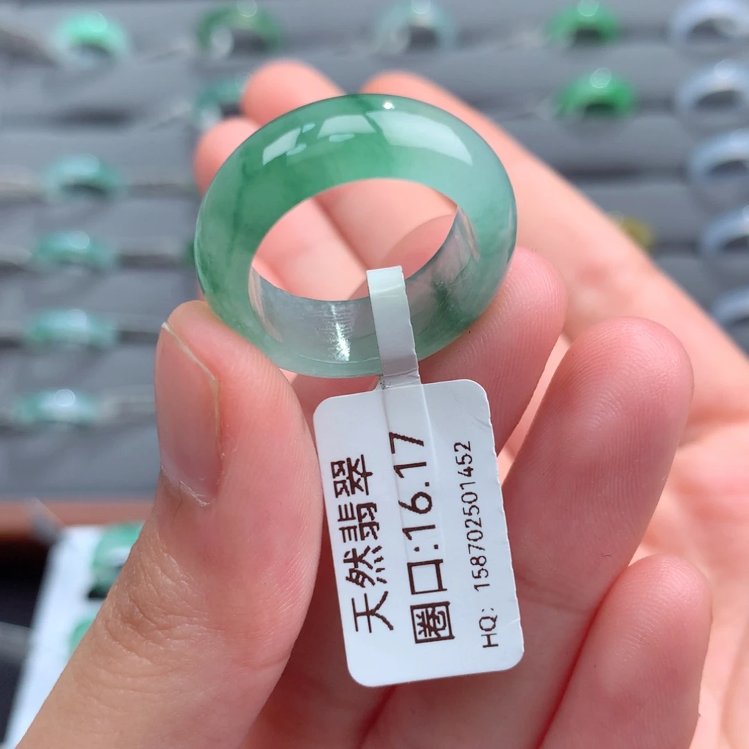 翡翠戒指未镶嵌樱****༂天然