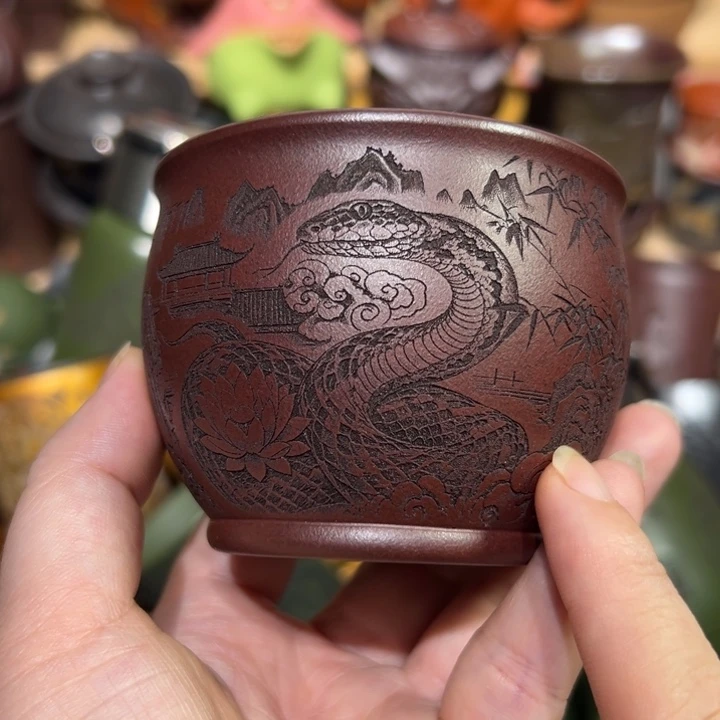 茶杯紫砂宜兴紫砂主人杯