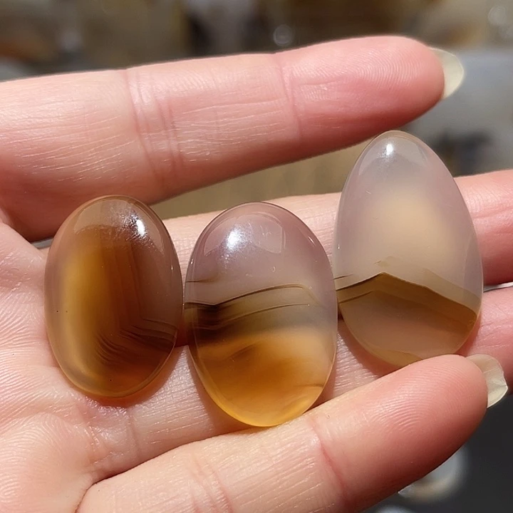 未镶嵌发饰玛瑙/玉髓