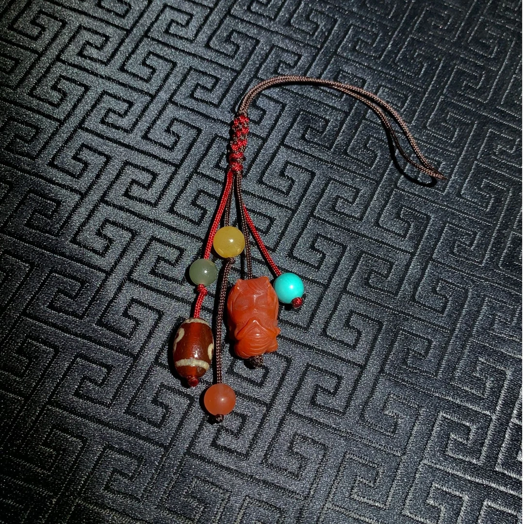 南红挂件小龙女挂件NH-GJ001手机链