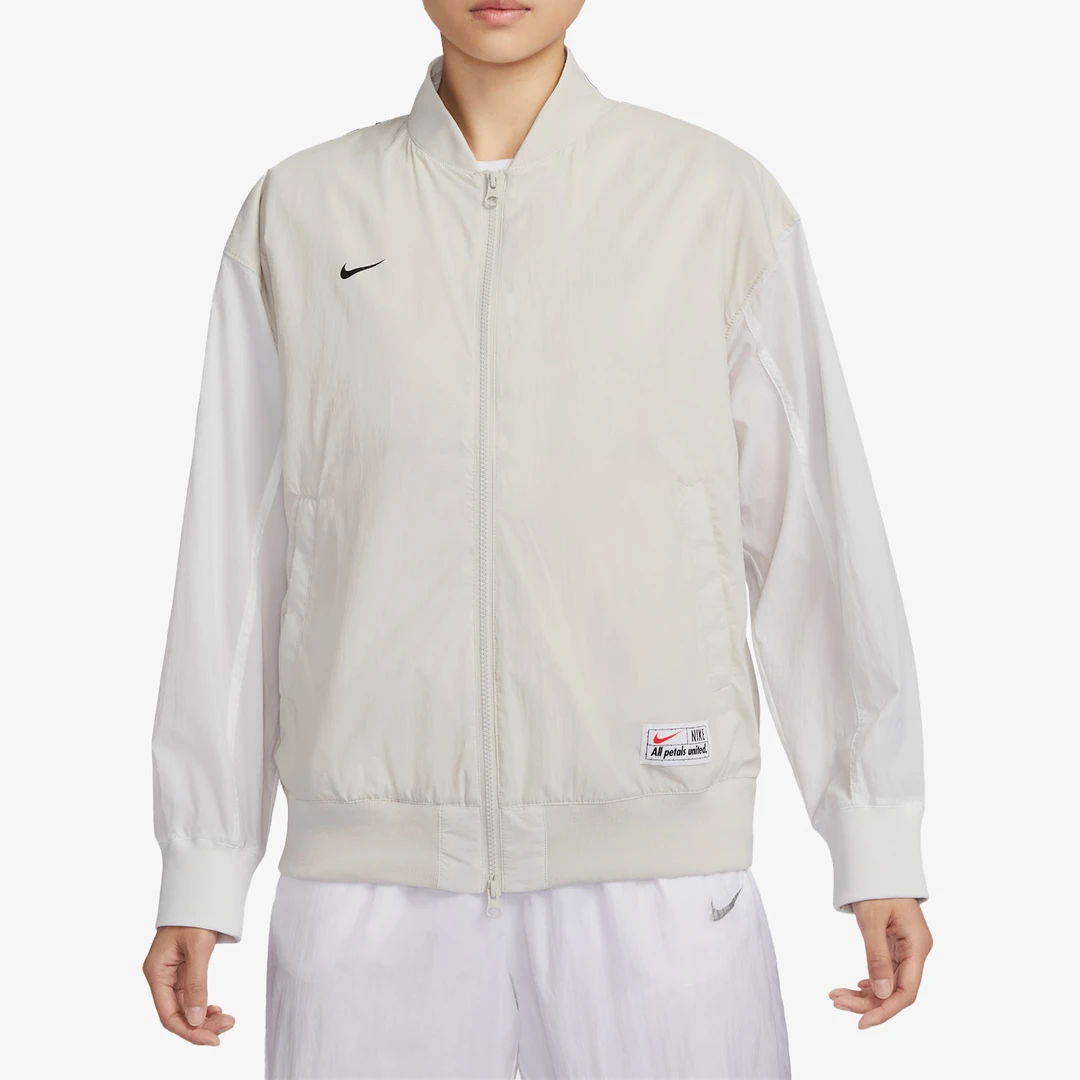 Nike/耐克正品2023新款梭织宽松拼接女子运动夹克FQ0703-072