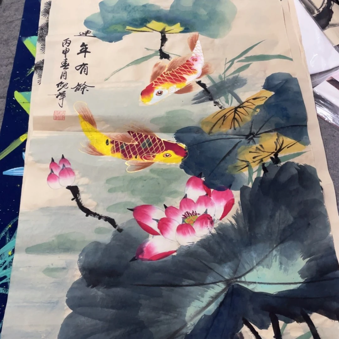 国画国画作品画心一张