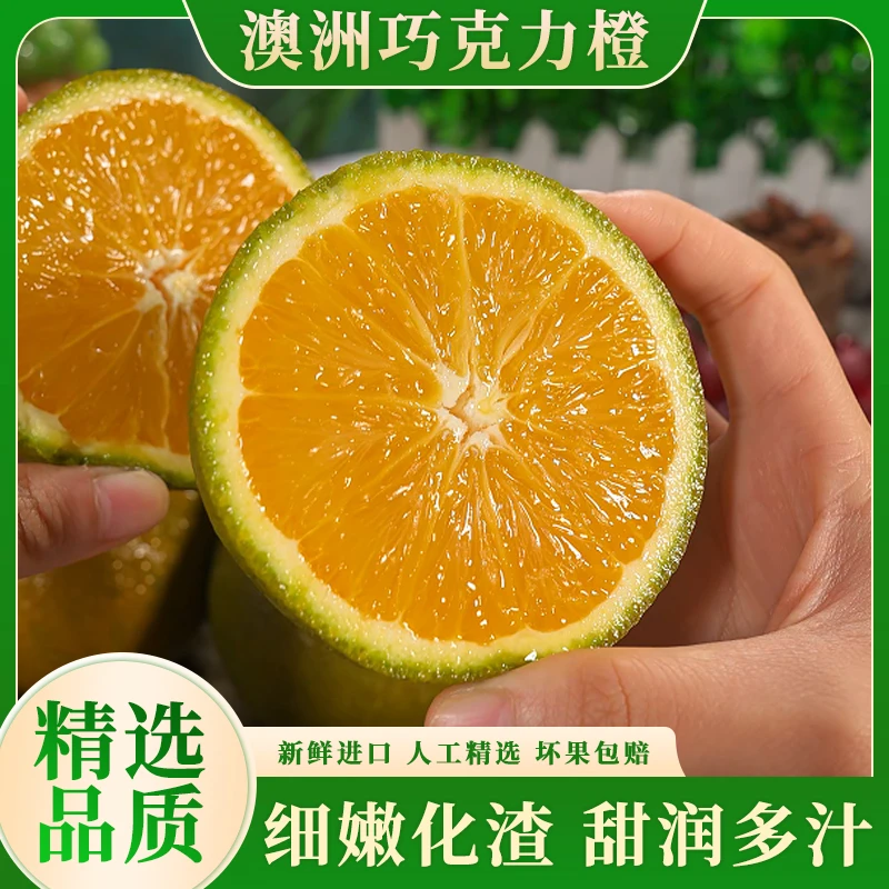 澳洲巧克力橙新鲜应季水果甜嫩多汁新鲜进口高端甜橙精选2斤起