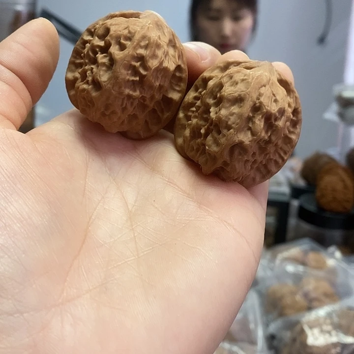 文玩核桃把件37野狼小众蜡皮