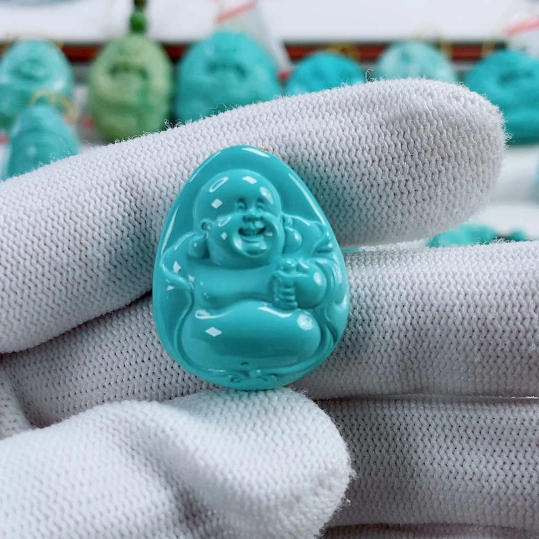 未镶嵌绿松石车挂