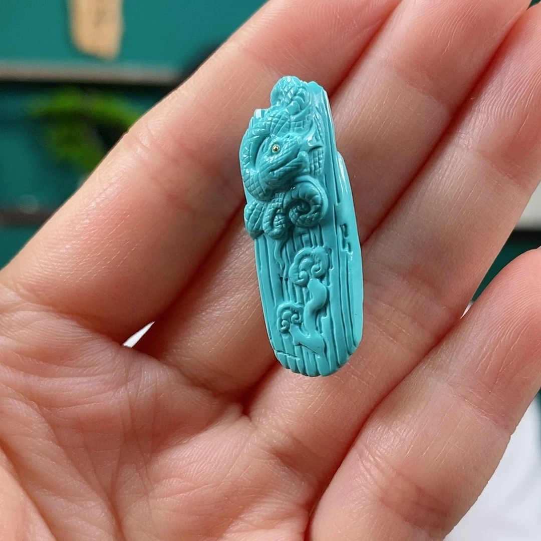 未镶嵌绿松石珠宝奇石