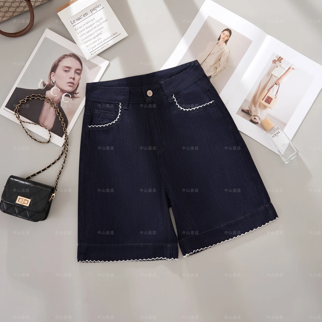 【现货+运费险】E莱赛尔天丝夏季薄款大码显瘦高腰A字版型短裤女