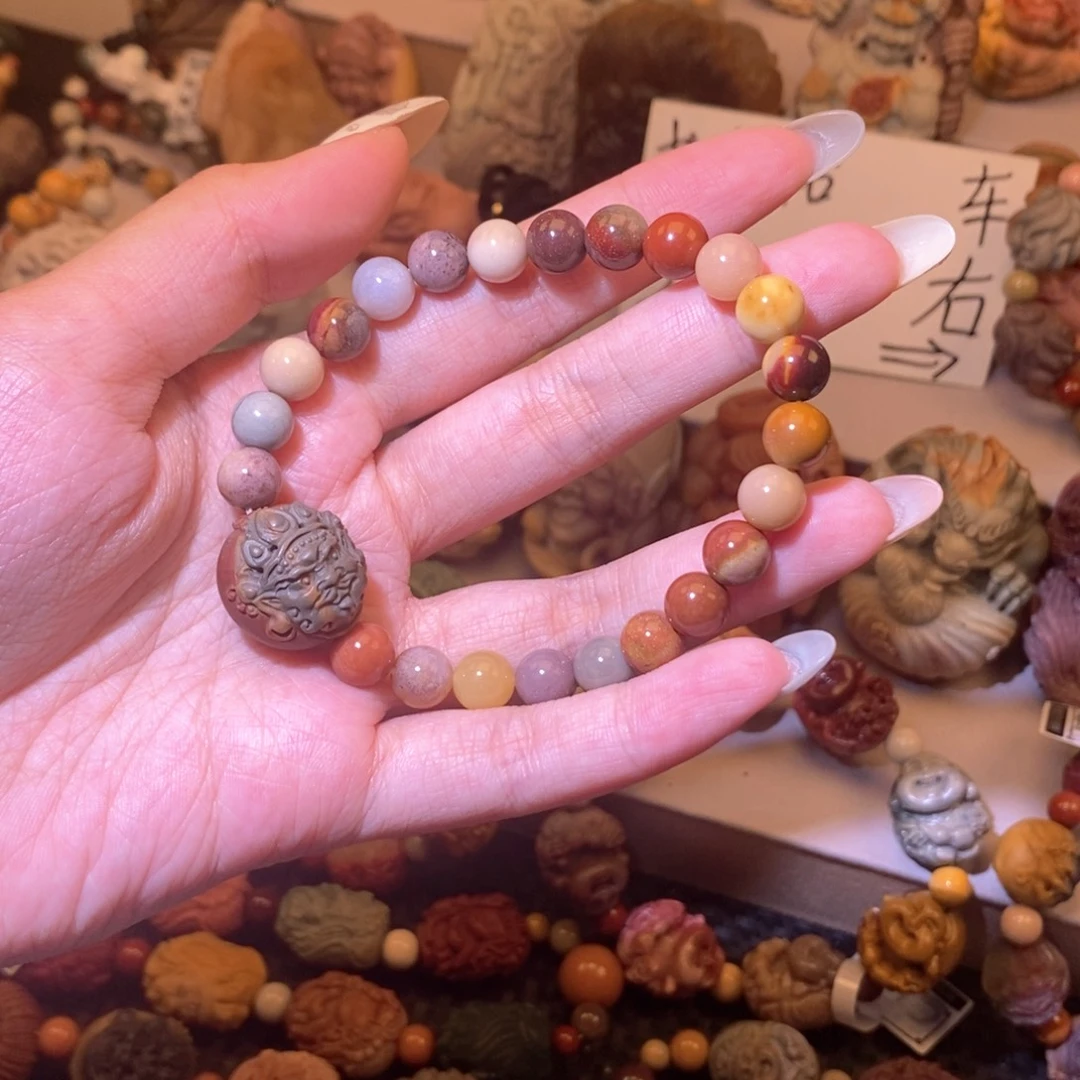 石英质玉（阿拉善玉）未镶嵌手链