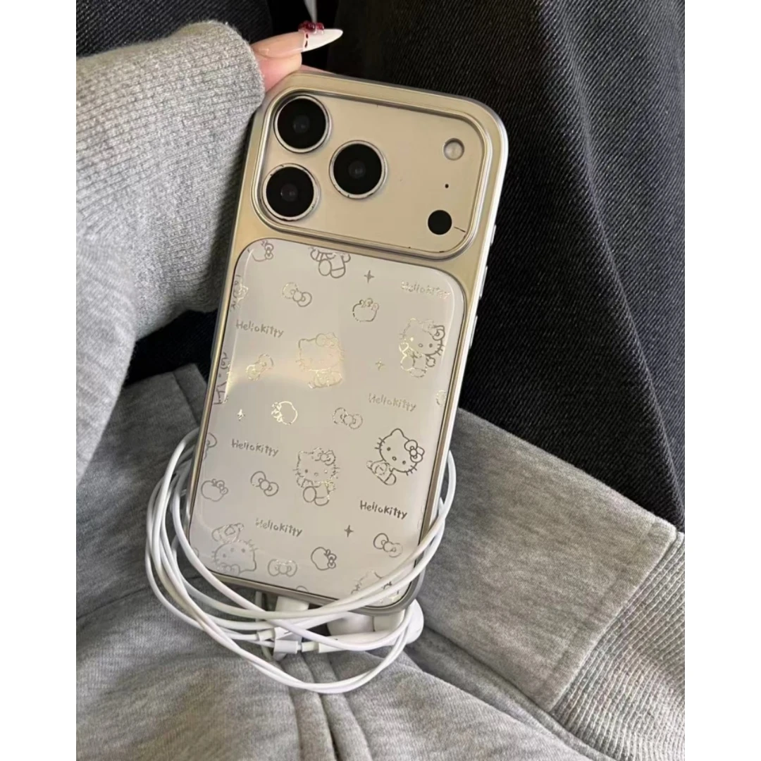 小众简约卡通kt猫适用iPhone17苹果15手机壳16promax新款14女13潮