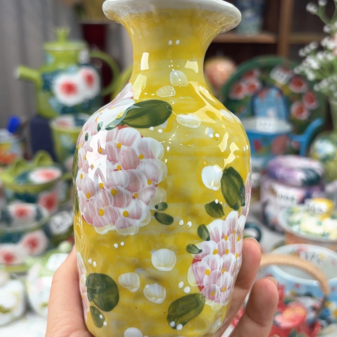 景德镇手绘高温釉下彩陶瓷茶具