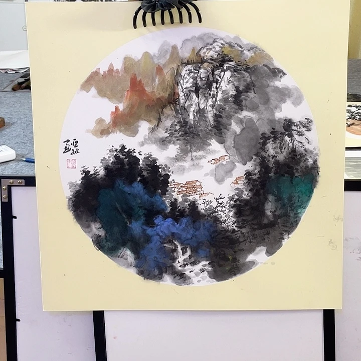 国画张圣敏先生纯手绘作品