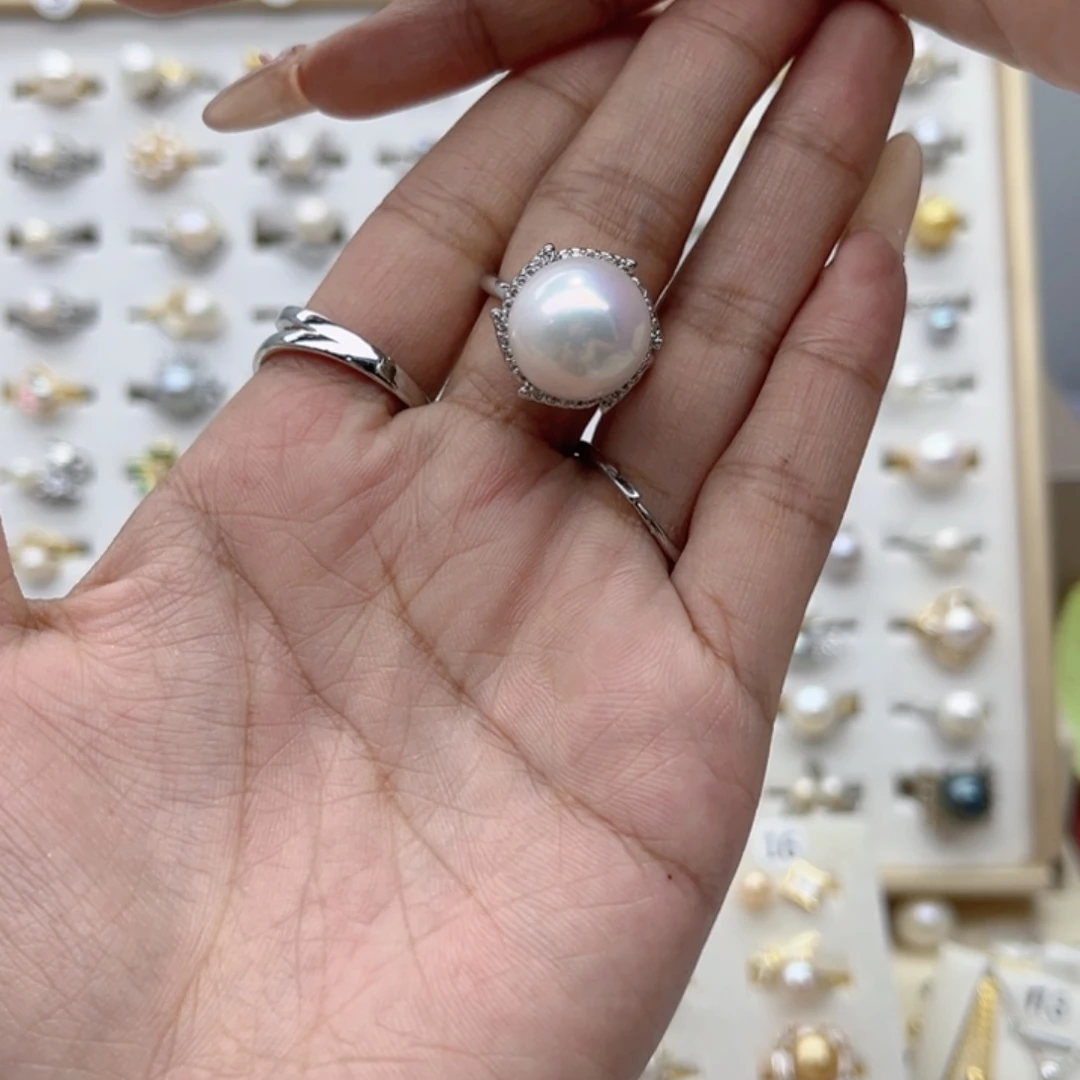 -***。戒指合金淡水珍珠