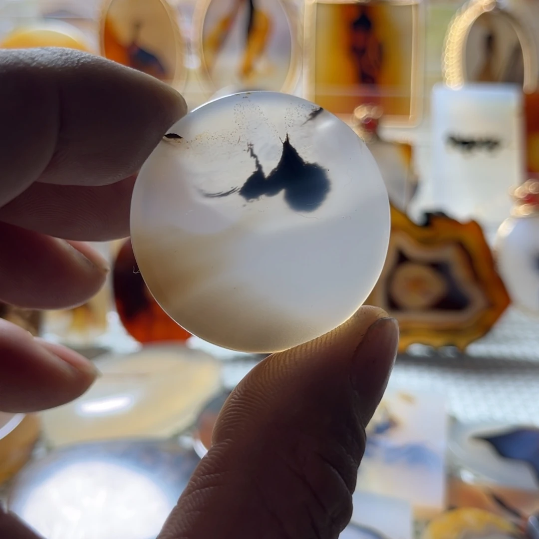 玛瑙/玉髓未镶嵌吊坠(不含链)