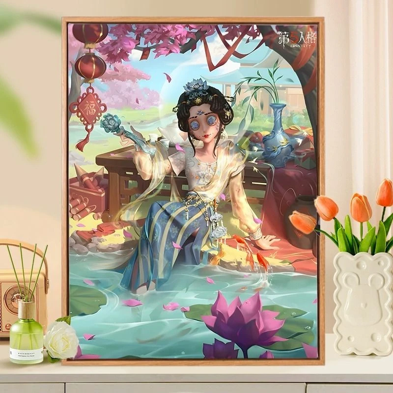 第五人格园丁医生数字油画DIY艾玛艾米丽游戏手工填充色油彩画画